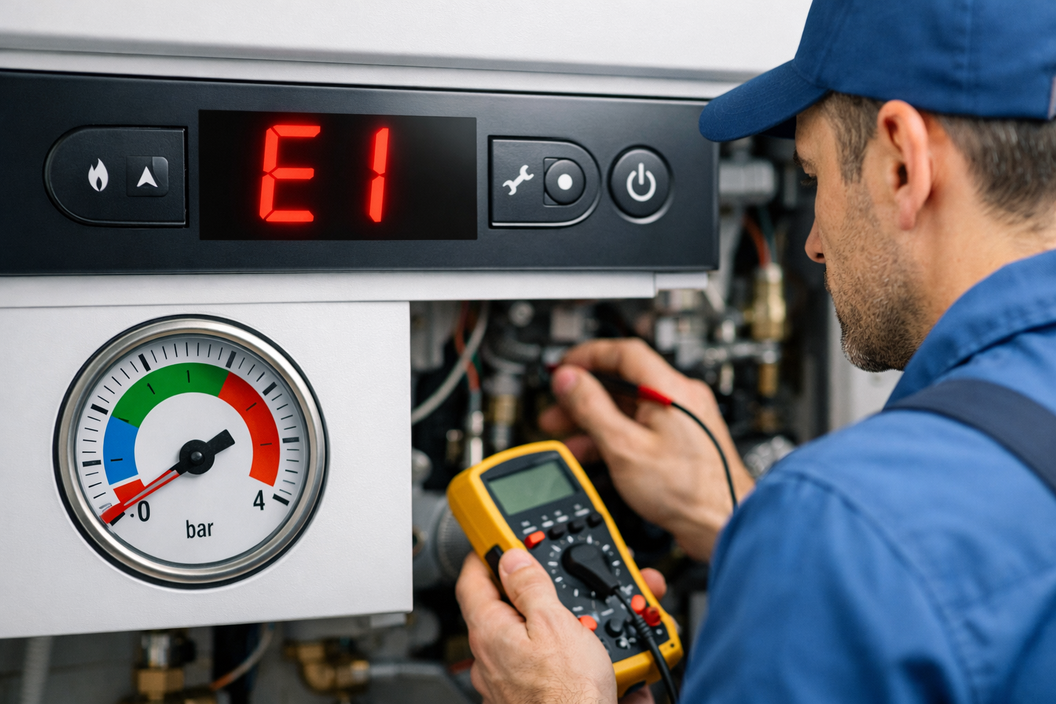 Причины отказа зажигания в Комби, ошибка Е1